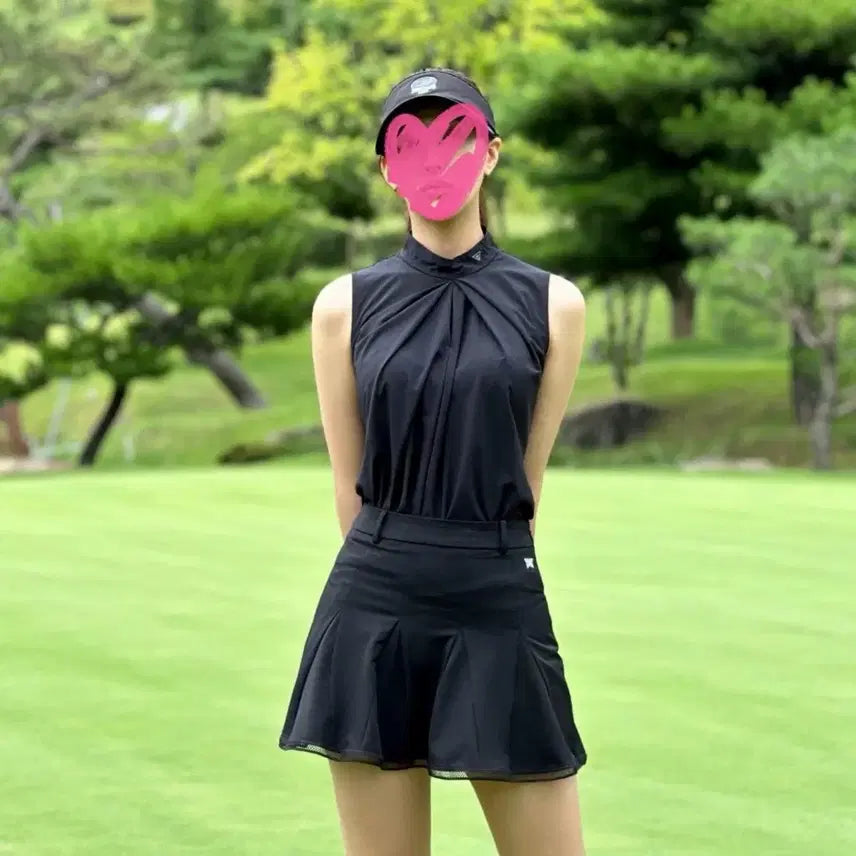 [BUNJANG] Women's Summer Sleeveless Top / 여성 골프 썸머 슬리브리스