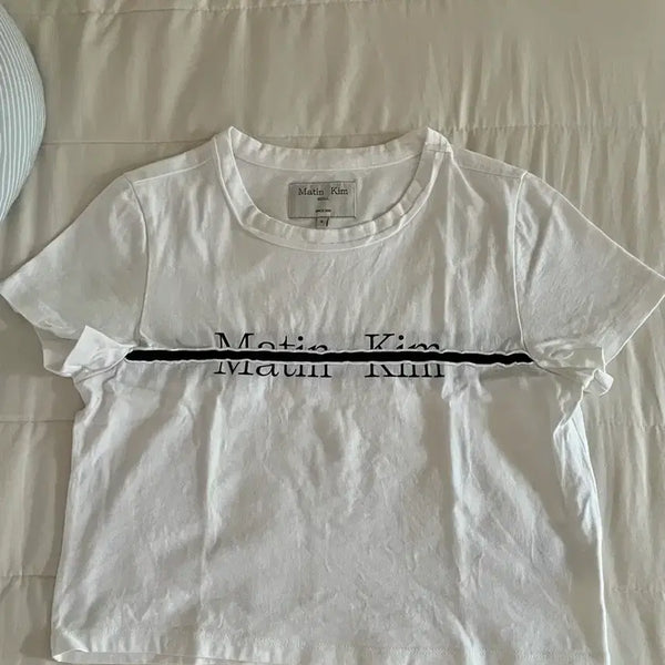 [BUNJANG] Matinkim Short Sleeve T-shirt / 마뗑킴 반팔