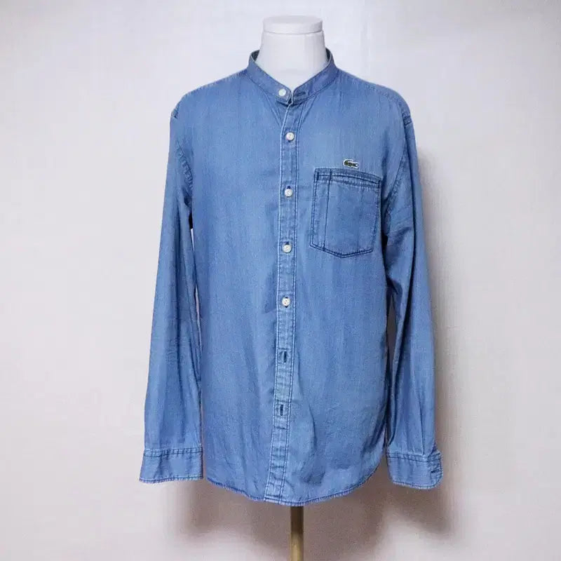 [BUNJANG] Lacoste Men's Denim Shirt (Size 100) / 라코스테 남성100 데님 셔츠 데님 셔츠(10)