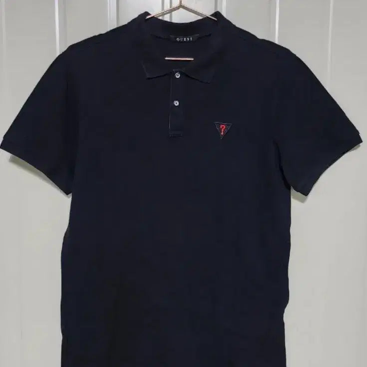 [BUNJANG] Guess Short Sleeve Polo Shirt Black / 게스 반팔 카라티 블랙