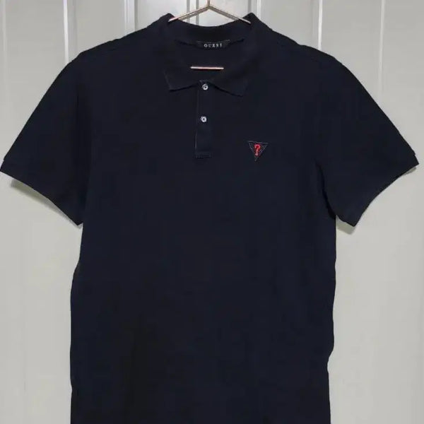 [BUNJANG] Guess Short Sleeve Polo Shirt Black / 게스 반팔 카라티 블랙