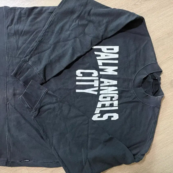 [BUNJANG] Palm Angels City Logo Sweatshirt (L) / (L)팜엔젤스 맨투맨