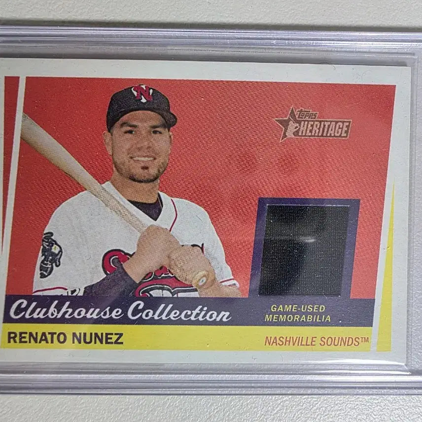 [BUNJANG] Renato Núñez 2016 MLB Minor League Uniform Baseball Card / 2016 mlb 레나토 누네즈 유니폼 카드 네슈빌사운즈