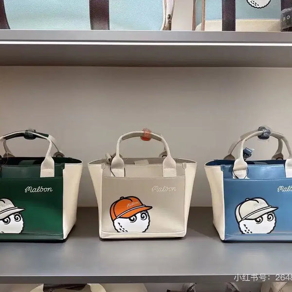 [BUNJANG] Malbon Clubhouse Signature Tote Bag Golf Cart Bag / 골프카트백