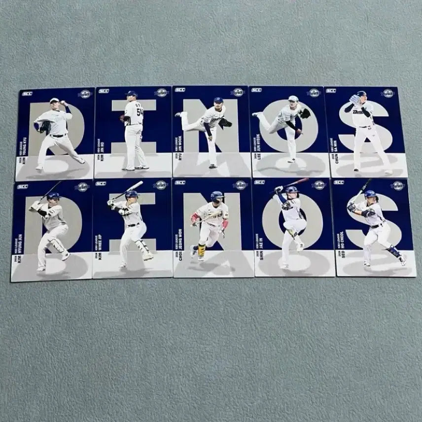 [BUNJANG] NC Dinos 2026 KBO SCC Alphabet Full Set / 2026 kbo scc 오피셜 NC다이노스 알파벳 풀세트