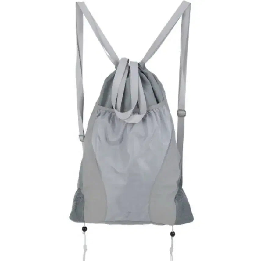[BUNJANG] Oh!os Drawstring Gym Sack - Grey / 오호스 짐색 Drawstring Gym Sack / Grey