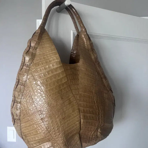 [BUNJANG] Nancy Gonzalez Crocodile Leather Shoulder Bag / 낸시 곤잘레스 악어 가죽 숄더백