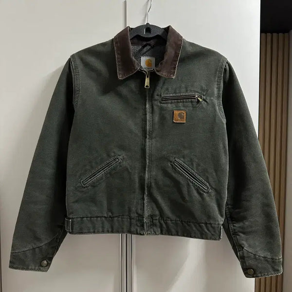[BUNJANG] Carhartt 2006 Detroit Work Jacket Moss Green / 2006 칼하트 YYJ97 디트로이트 모스그린 워크자켓