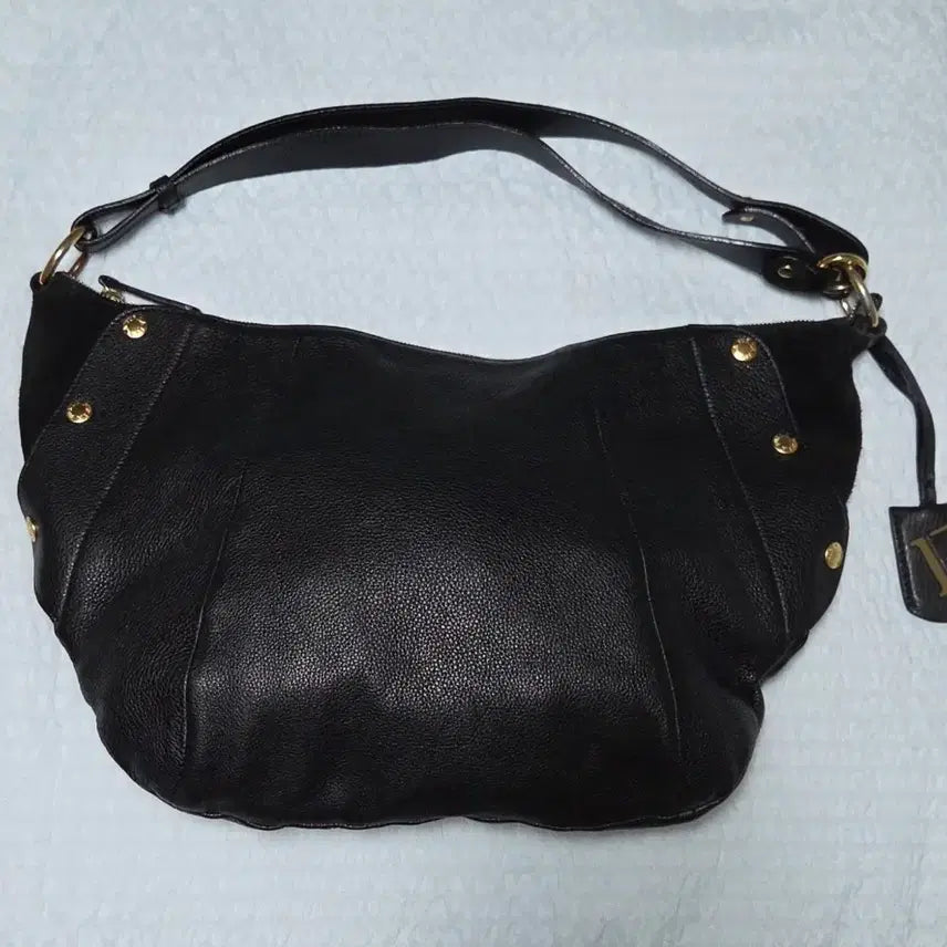 [BUNJANG] Furla Hobo Bag Black Pebble Grain Leather / 훌라 (FURLA) 호보백