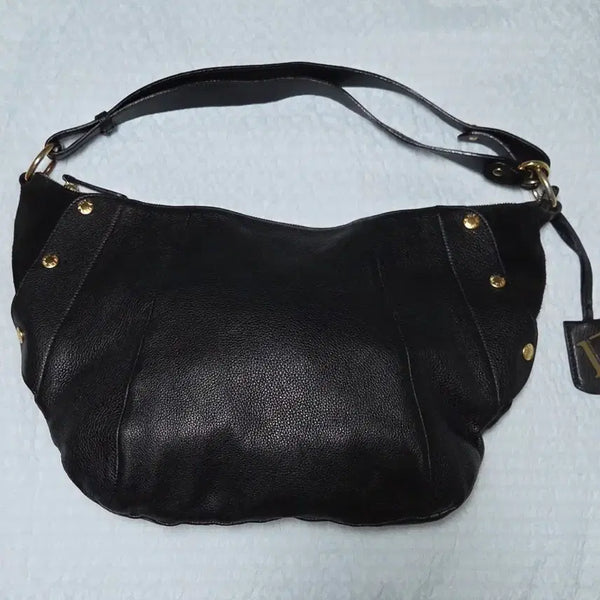 [BUNJANG] Furla Hobo Bag Black Pebble Grain Leather / 훌라 (FURLA) 호보백