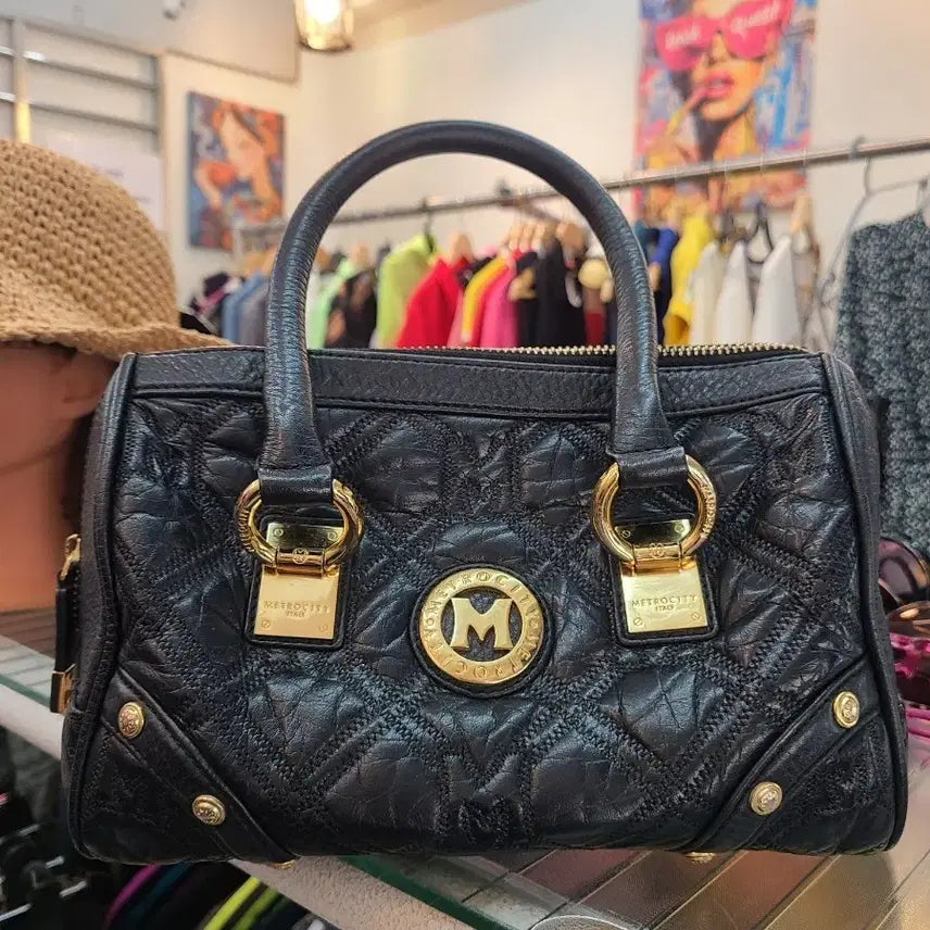 [BUNJANG] Metropolis Leather Tote Bag / 메트로시티 토드백