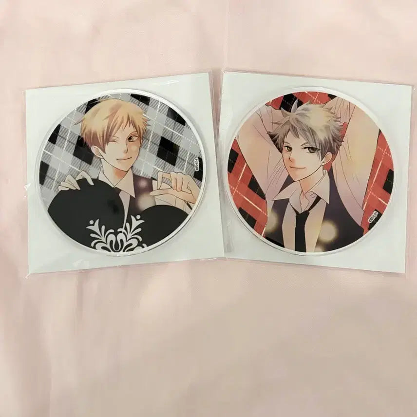 [BUNJANG] Ouran High School Host Club Hikaru Kaoru Social Club Coaster Set / 오란고교 호스트부 사교클럽 코스터 히카루 카오루