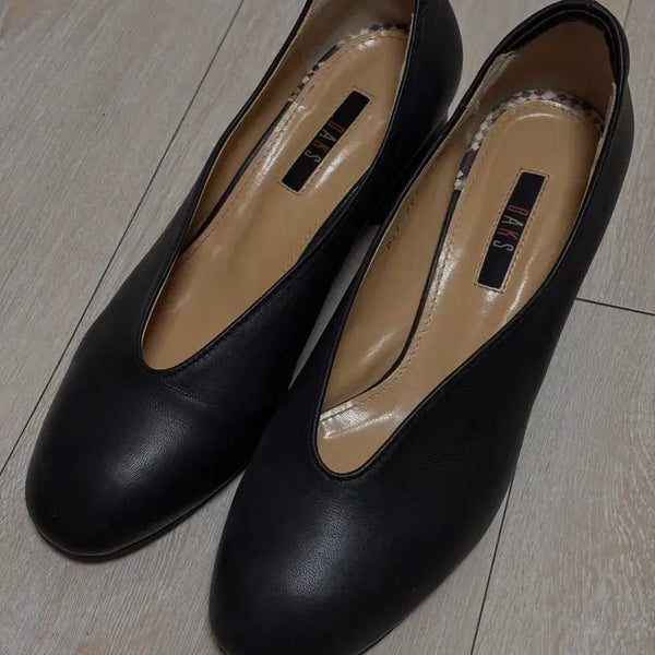 [BUNJANG] Daks Black Leather Pumps 245 / 닥스 블랙 가죽 펌프스 245