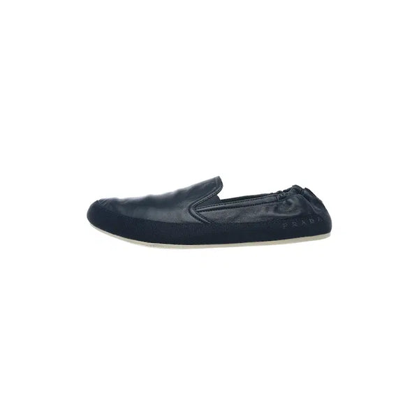 [BUNJANG] Prada Leather Slip-On Sneakers Navy / 프라다 레더 슬립온 스니커즈 네이비