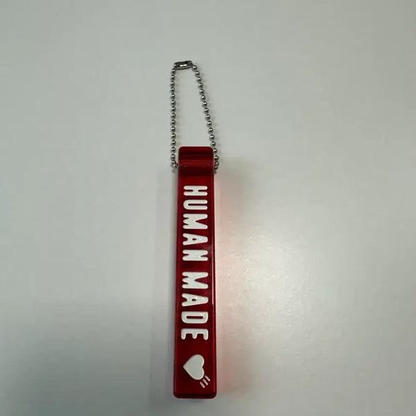 [BUNJANG] Human Made Acrylic Keychain Red / 휴먼 메이드 아크릴 키체인 레드
