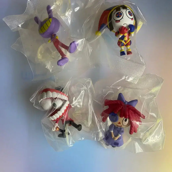 [BUNJANG] Digital Circus Gacha Figure Bundle Set (Jax, Pomni, Ragatha, Caine) / 미개봉) 디지털서커스 가챠 피규어 잭스, 폼니, 래거사, 케인 일괄