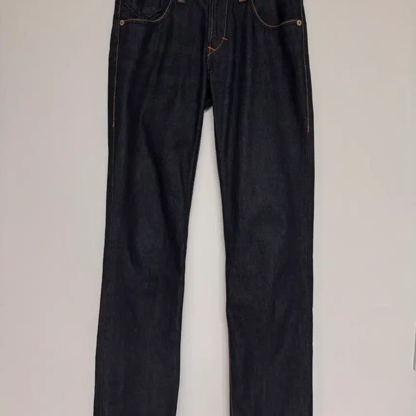 [BUNJANG] Levi's 504 Black Denim Straight Fit Jeans W28 L33 / 리바이스 504 스트레이트핏 청바지 W28 L33