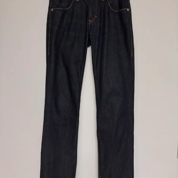 [BUNJANG] Levi's 504 Black Denim Straight Fit Jeans W28 L33 / 리바이스 504 스트레이트핏 청바지 W28 L33