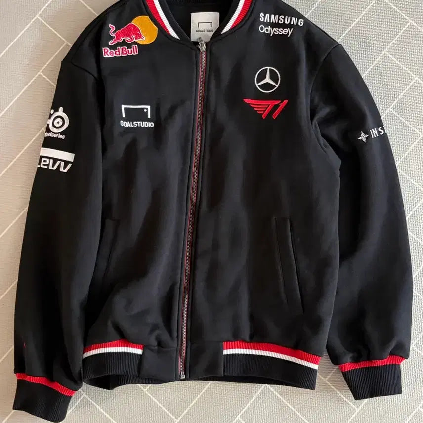[BUNJANG] T1 2025 Uniform Jacket Black Faker Marking - Size M / 티원 T1 2025 유니폼 자켓 블랙 페이커 마킹 / M