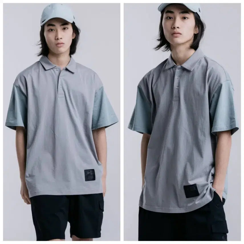 [BUNJANG] New Era Japan Black Label Polo Shirt XL / 뉴에라 JAPAN 블랙라벨 폴로티(XL)