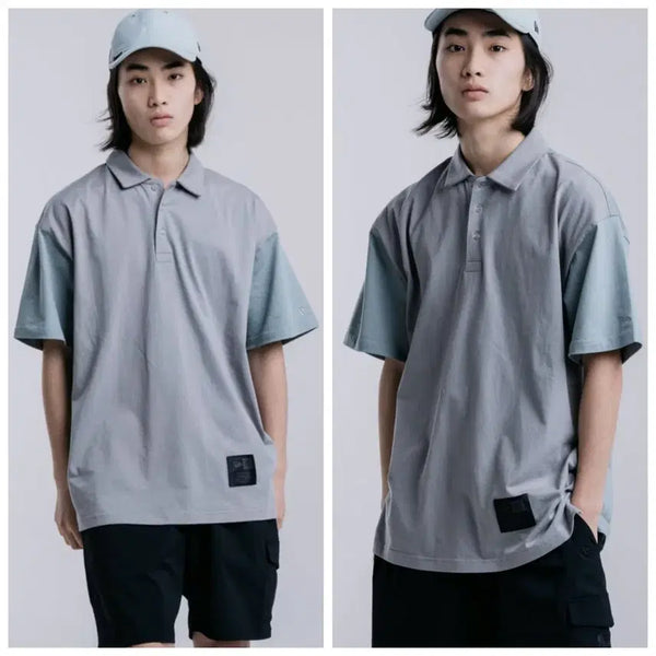 [BUNJANG] New Era Japan Black Label Polo Shirt XL / 뉴에라 JAPAN 블랙라벨 폴로티(XL)