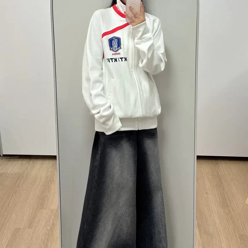 [BUNJANG] Nike Korea National Team White Track Jacket Jersey XL / 나이키 대한민국 KOREA 국대 국가대표 화이트 트랙탑 져지 105