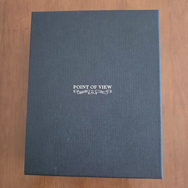 [BUNJANG] Point of View Leather Notebook Cover with MUJI Notebook and Pen Holder / 포인트오브뷰 레더 노트 커버와 무인 양품 노트. 펜꽂이