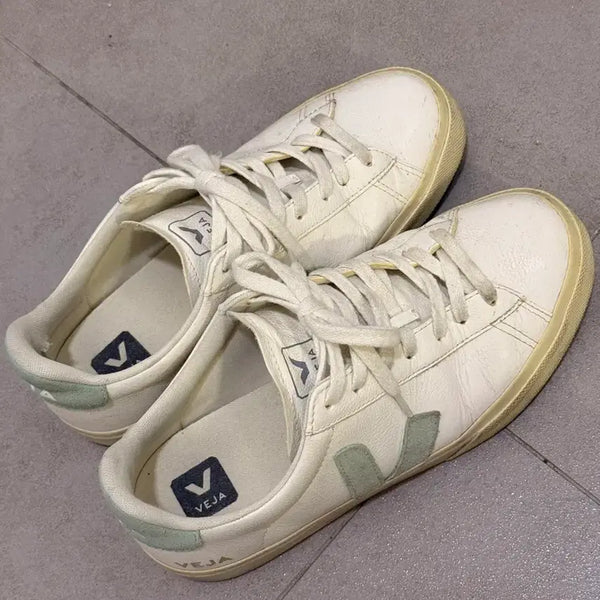 [BUNJANG] VEJA White-Mint Sneakers Size 41 / VEJA 베자 스니커즈 260