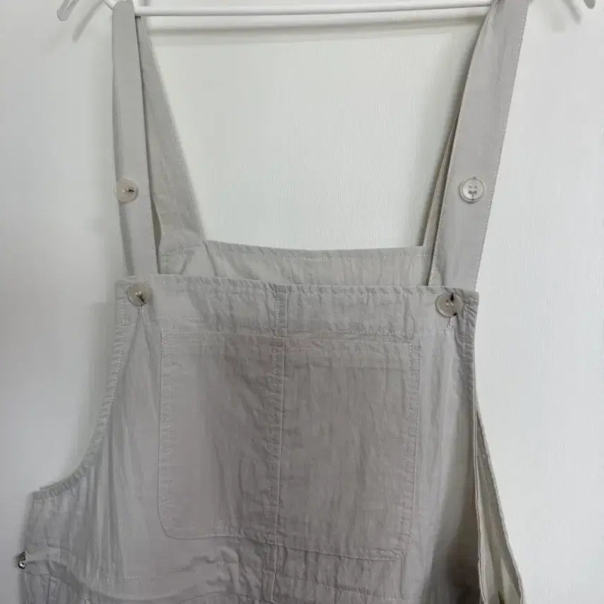 [BUNJANG] Women's Bib Dress - Heather Beige / [새상품] 여상 멜빵원피스 회베이지