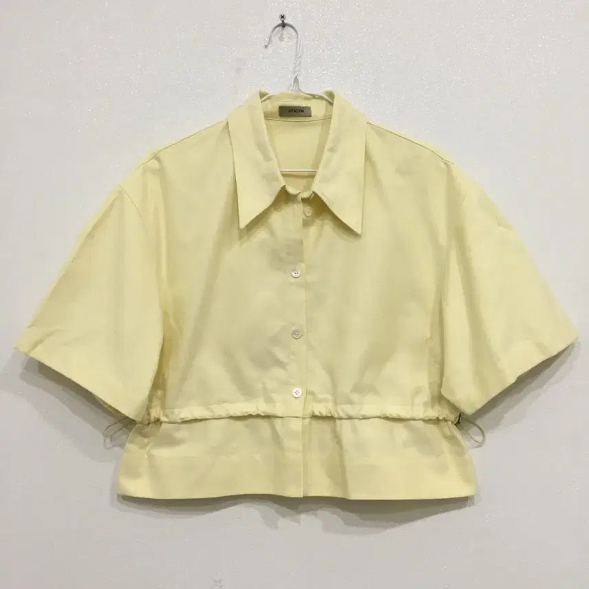 [BUNJANG] SYSTEM String Shirt Blouse Size 55 / 23 SYSTEM 시스템 스트링 셔츠 블라우스 55