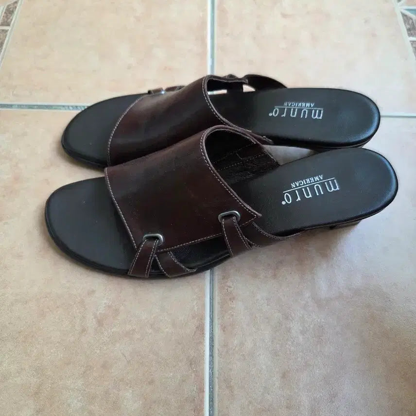 [BUNJANG] Munro American Leather Mules / Munro American 가죽샌들