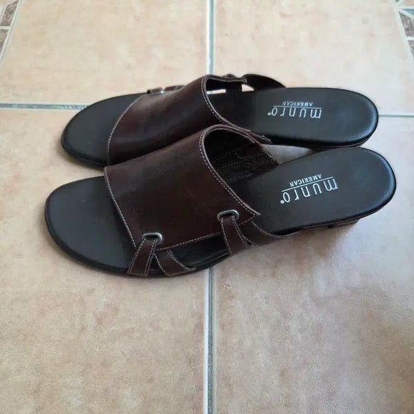 [BUNJANG] Munro American Leather Mules / Munro American 가죽샌들