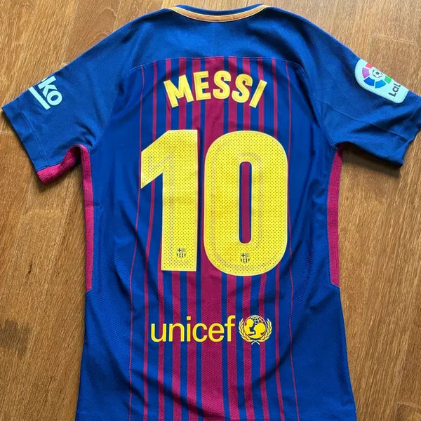 [BUNJANG] Barcelona 17-18 Home Authentic Jersey No.10 Messi / [해외 S] 17-18 바르셀로나 홈 어센틱 유니폼 No.10 메시