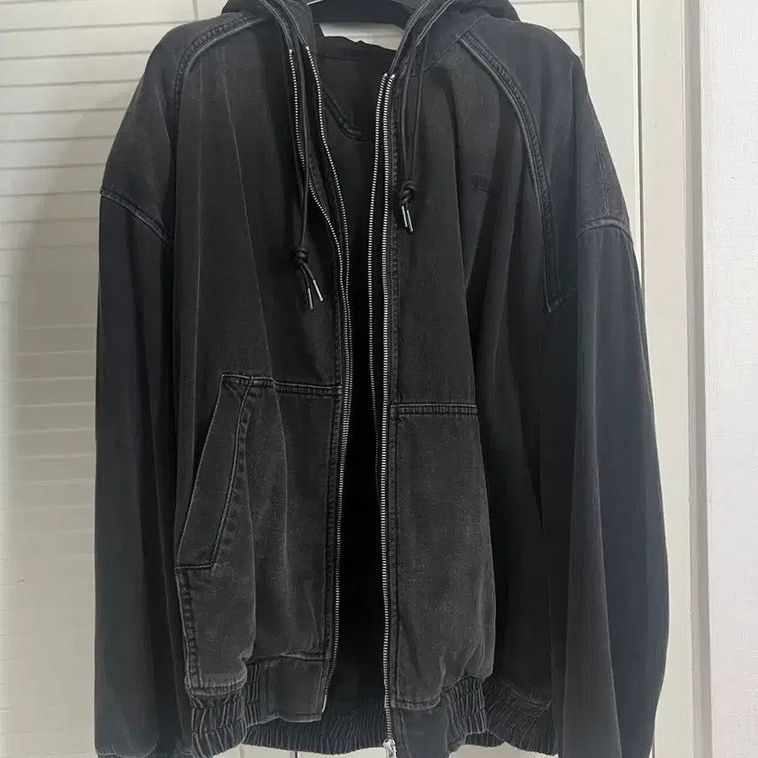 [BUNJANG] JUUN.J 26SS Denim Double Layered Hoodie / [L]준지 26ss 데님 더블레이어드 후드