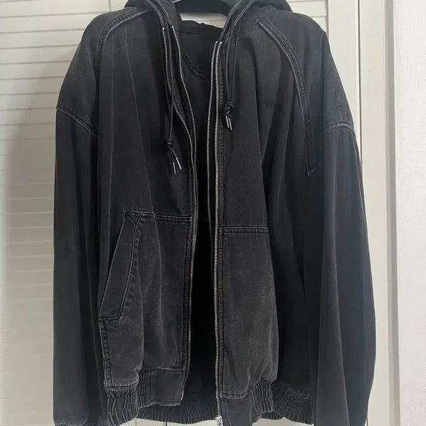 [BUNJANG] JUUN.J 26SS Denim Double Layered Hoodie / [L]준지 26ss 데님 더블레이어드 후드