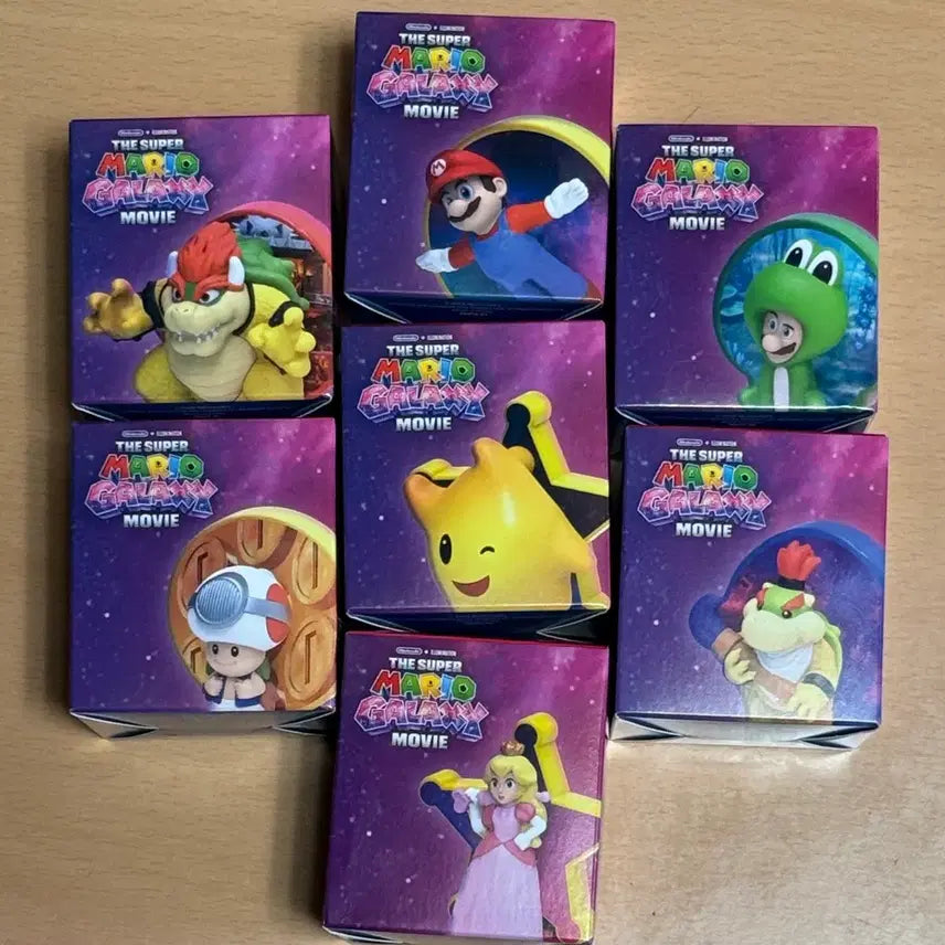 [BUNJANG] Super Mario Galaxy Movie 7-Figure Set / 슈퍼 마리오 갤럭시 무비 피규어 7종