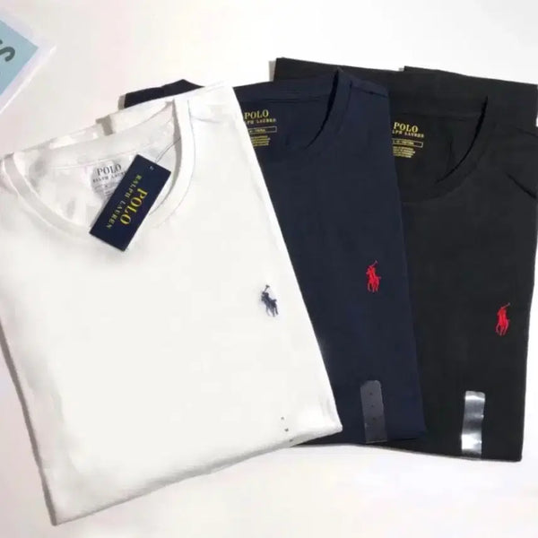 [BUNJANG] Polo Ralph Lauren Unisex Round Half-Sleeve T-Shirt / 정품)새상품 폴로 라운드 반팔 남녀공용