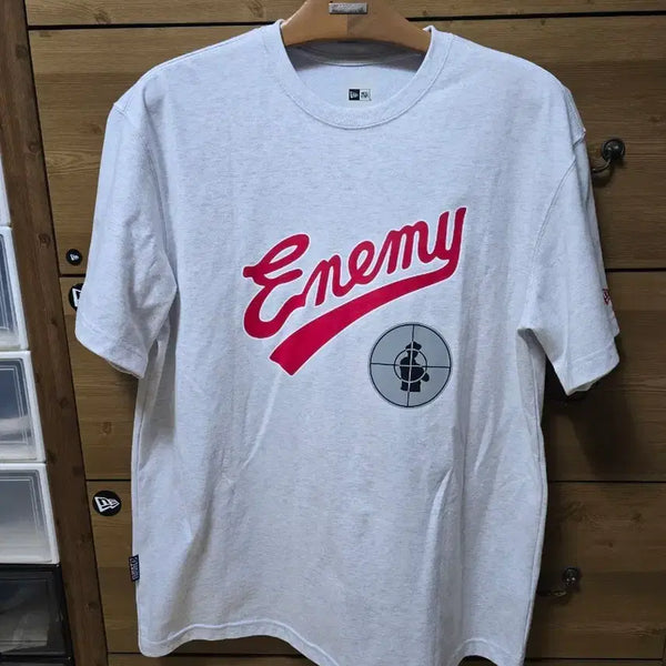 [BUNJANG] New Era x Public Enemy 2XL T-Shirt / 뉴에라X퍼블릭에너미(2XL)티셔츠