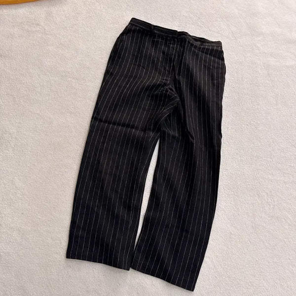 [BUNJANG] Polo Ralph Lauren Striped Slacks Pants / 12 랄프로렌 스트라이프 슬랙스 바지 0630T2