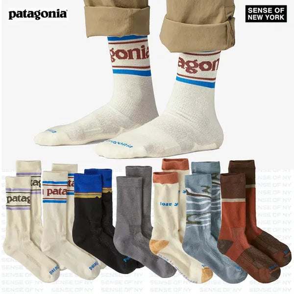 [BUNJANG] Patagonia Wool Crew Socks M (4 Pairs) / 파타고니아 울 크루 삭스 양말 M (4켤레)