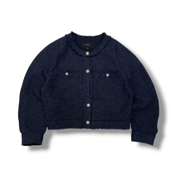 [BUNJANG] On&On Navy Tweed Jacket / [2] 온앤온 on&on 네이비 트위드 자켓