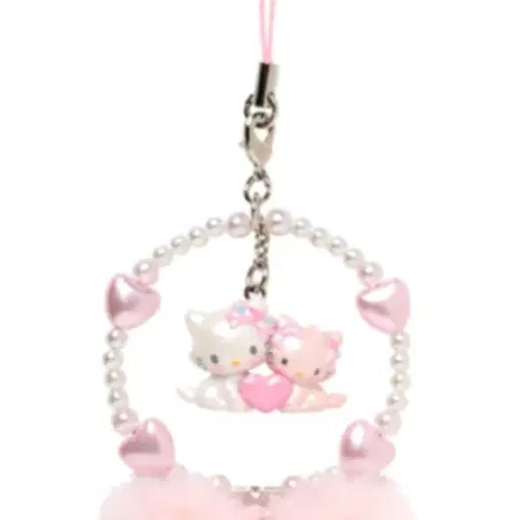 [BUNJANG] Sanrio My Melody Fuwa Fuwa Charm Keychain / (정품) 산리오 챠미키티 헤이세이 후와후와 키링