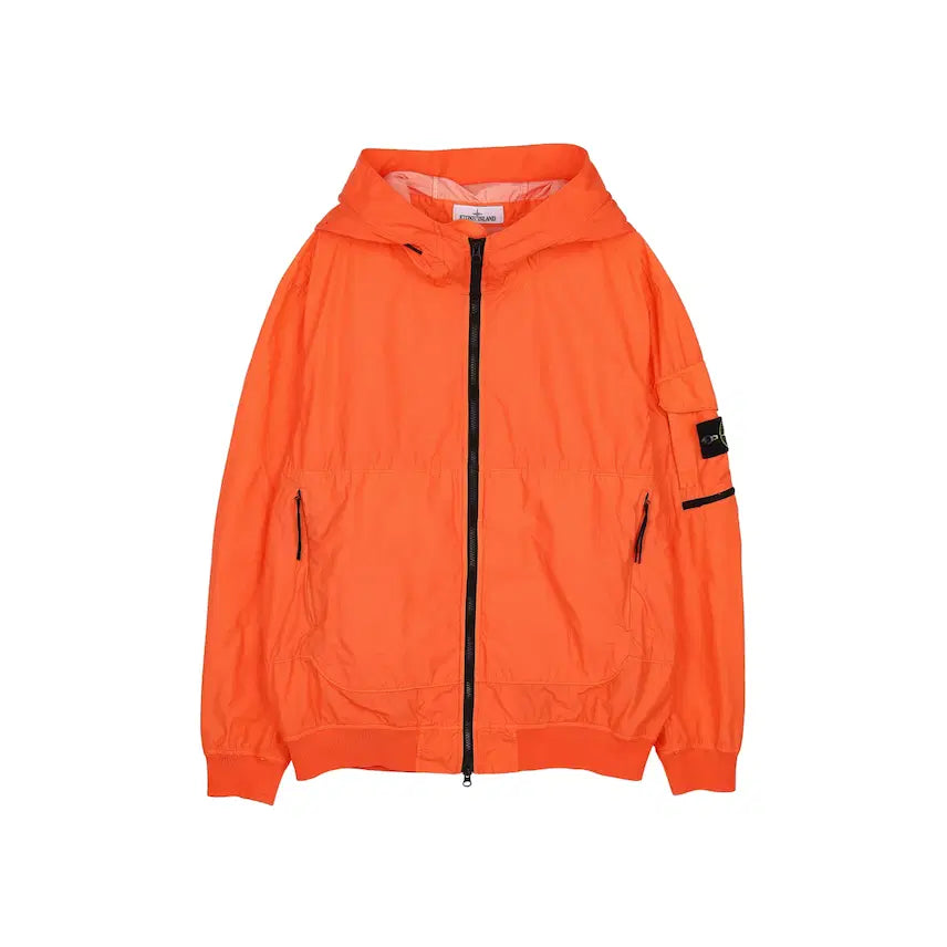 [BUNJANG] Stone Island Naslan Light Watro Hooded Blouson Jacket - Orange, XL / 스톤 아일랜드 나슬란 라이트 와트로 후드 블루종