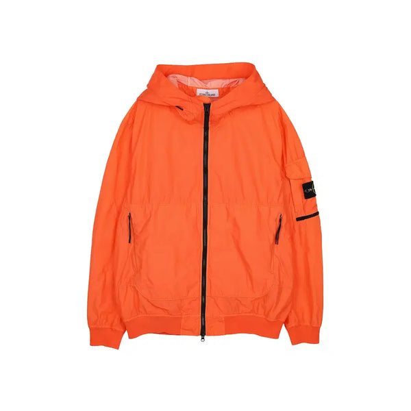 [BUNJANG] Stone Island Naslan Light Watro Hooded Blouson Jacket - Orange, XL / 스톤 아일랜드 나슬란 라이트 와트로 후드 블루종