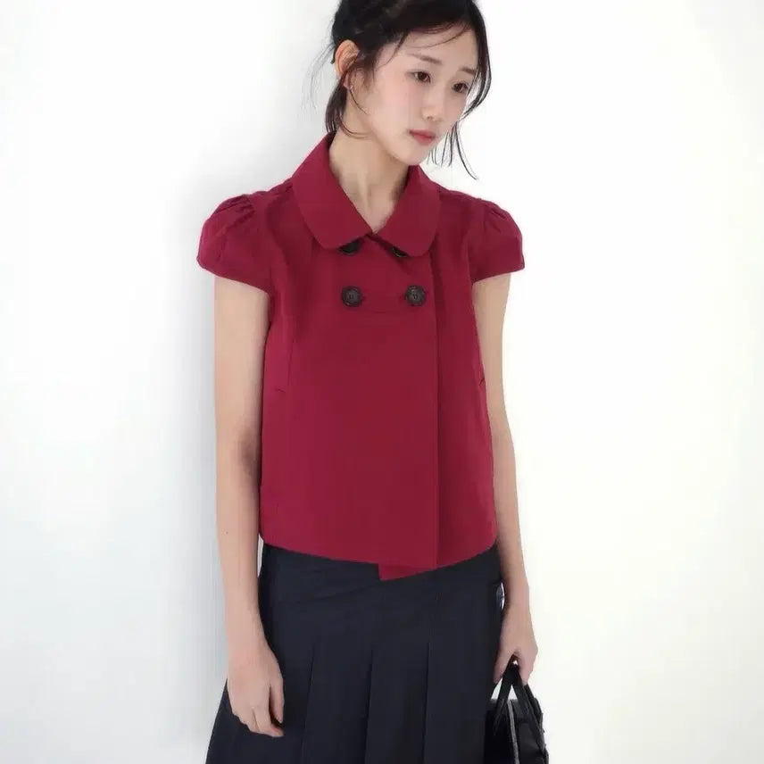 [BUNJANG] In&Yang Popo Blouse Red / 인앤양 포포블라우스 레드