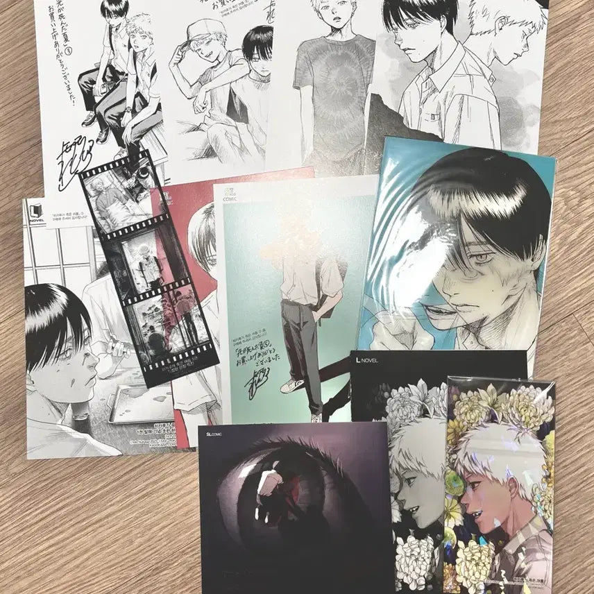 [BUNJANG] When Hikaru Died Summer Vol. 3-5 Special Edition Novel Set / 히카루가 죽은 여름 3-5권 특전 엽서 특장판 애니메이트 특전 소설