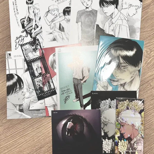 [BUNJANG] When Hikaru Died Summer Vol. 3-5 Special Edition Novel Set / 히카루가 죽은 여름 3-5권 특전 엽서 특장판 애니메이트 특전 소설