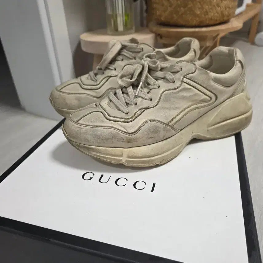 [BUNJANG] Gucci Rhyton Dirty & Balenciaga Track Shoes / 구찌 라이톤 더티 250, 발렌시아가 트랙슈즈 38