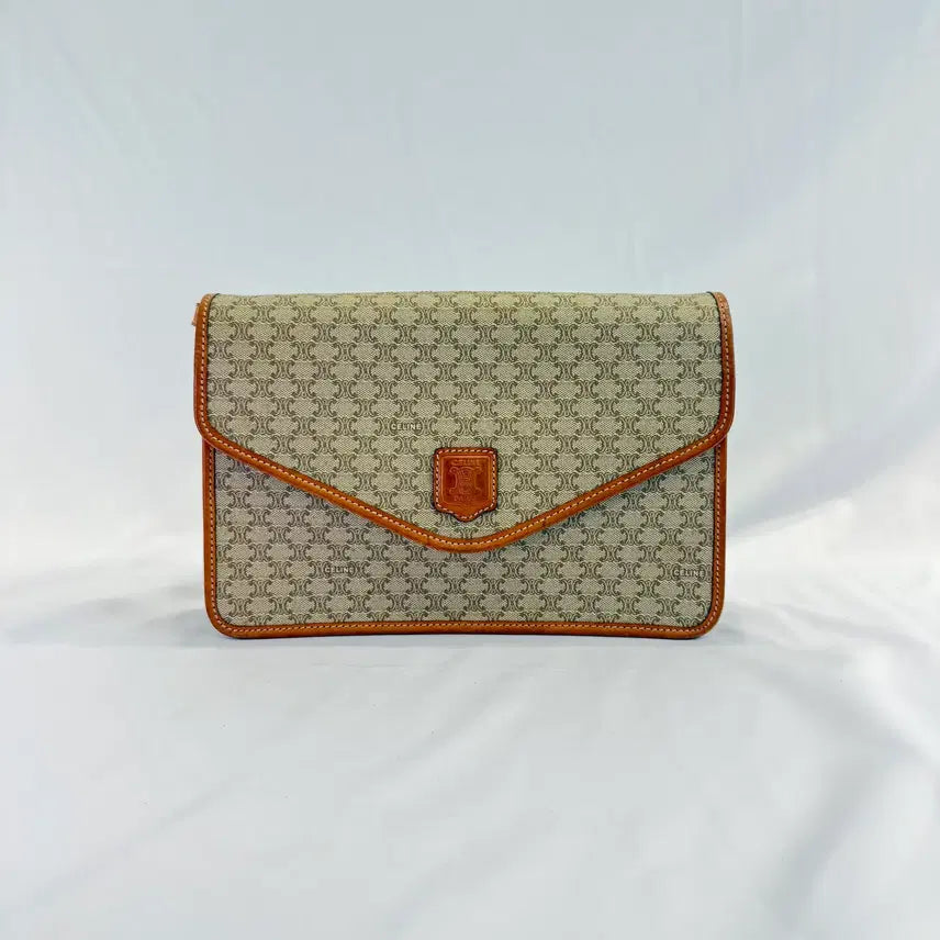 [BUNJANG] Old Celine Macadam Logo Shoulder Bag / 올드 셀린느 celine 마카담 로고 숄더백
