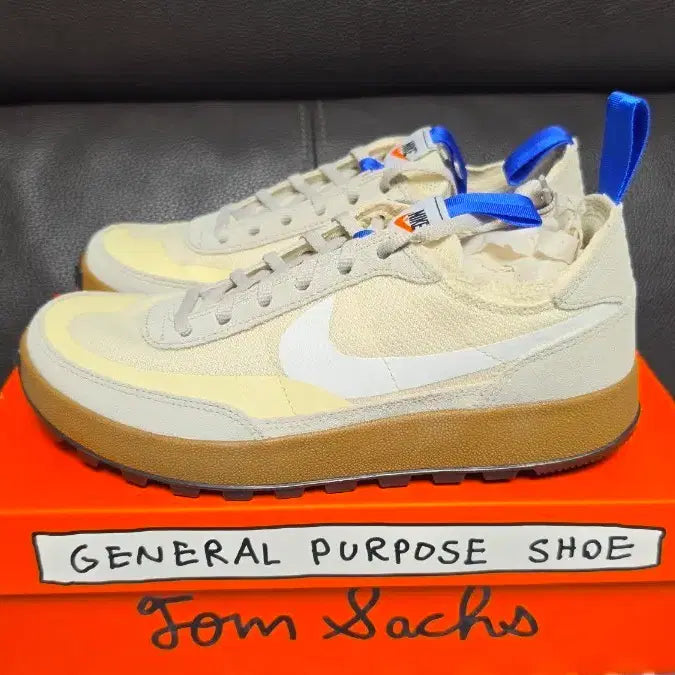 [BUNJANG] Nike x Tom Sachs General Purpose Shoe Light Cream / W260정품)나이키 x 톰 삭스 제너럴 퍼포즈 슈 라이트 크
